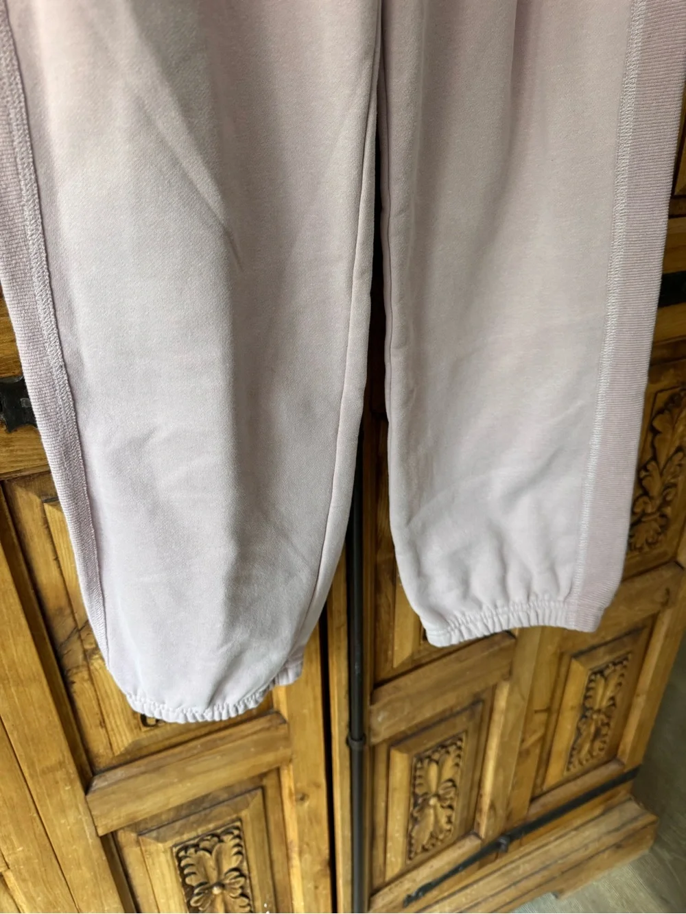 Hem & Thread Pink Drawstring Joggers - Picture 3 of 7